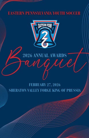 Eastern Pennsylvania Youth Soccer 2026 Banquet Program