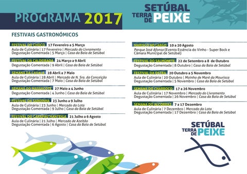 Cartaz-programa Setúbal Terra de Peixe 2017