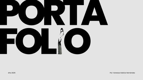 Portafolio arquitectónico - Vanessa Galicia