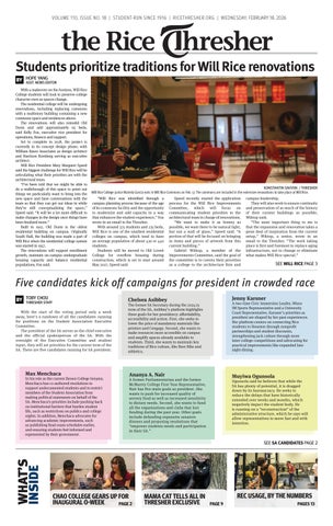 The Rice Thresher | Wednesday, February 18, 2026