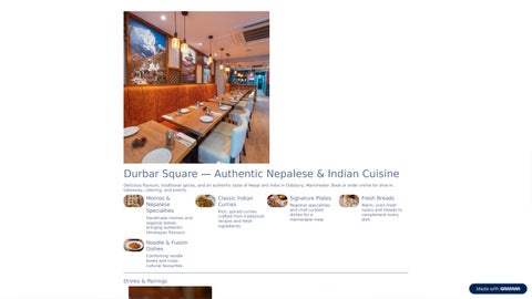 Durbar Square - Authentic Nepalese & Indian Cuisine