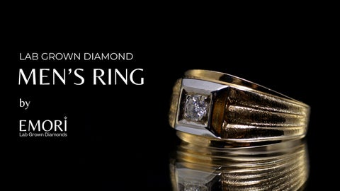 Lab Grown Diamond Rings for Men by EMORI