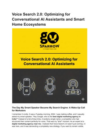 voice search optimization