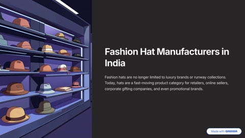 Fashion-Hat-Manufacturers-in-India