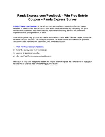 PandaExpressFeedback