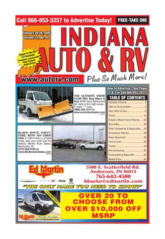 Indiana Auto & RV - February 20, 2026