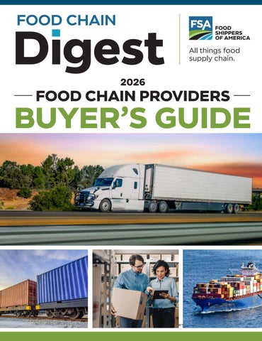 2026 Food Chain Providers Buyer's Guide
