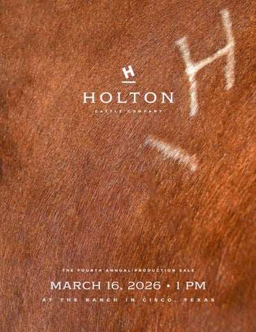 Holton Cattle Company | 4th Annual Production Sale