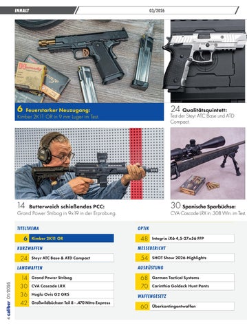 caliber 03/2026 Inhaltsverzeichnis