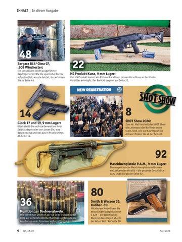 VISIER 03/2026 Inhaltsverzeichnis