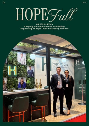 Hope Capital - Look back on Q4 2025