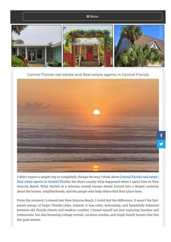 Central Florida real estate and Real estate agents in Central Florida