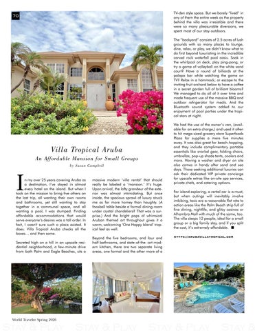 Villa Tropical Aruba 