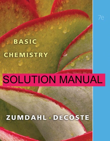 Complete Solutions Manual to Accompany Introductory Chemistry 7th Edition (Seventh Edition) - Steven