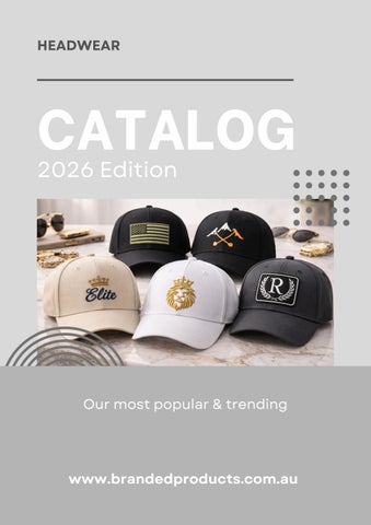 2026 Headwear Range