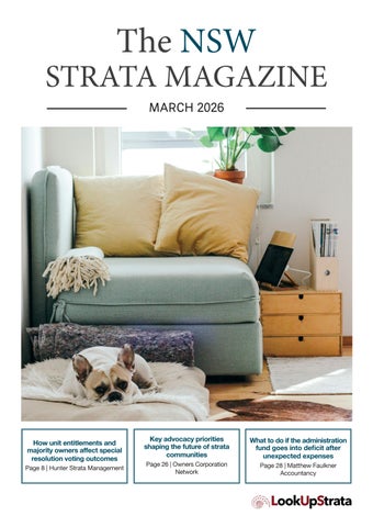 The NSW Strata Magazine | March 2026
