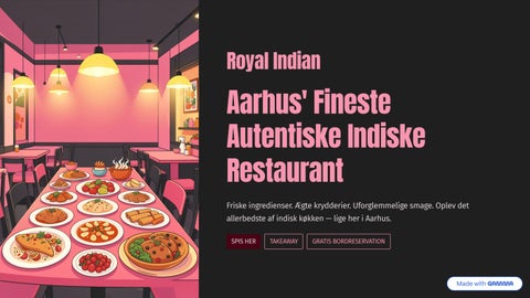 Royal Indian: Bedste Indisk Restaurant Århus – Frisk Mad