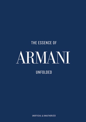 The Essence of Armani