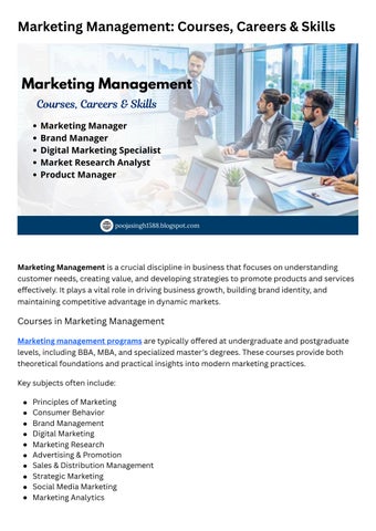 Marketing Management Courses, Careers & Skills (2)