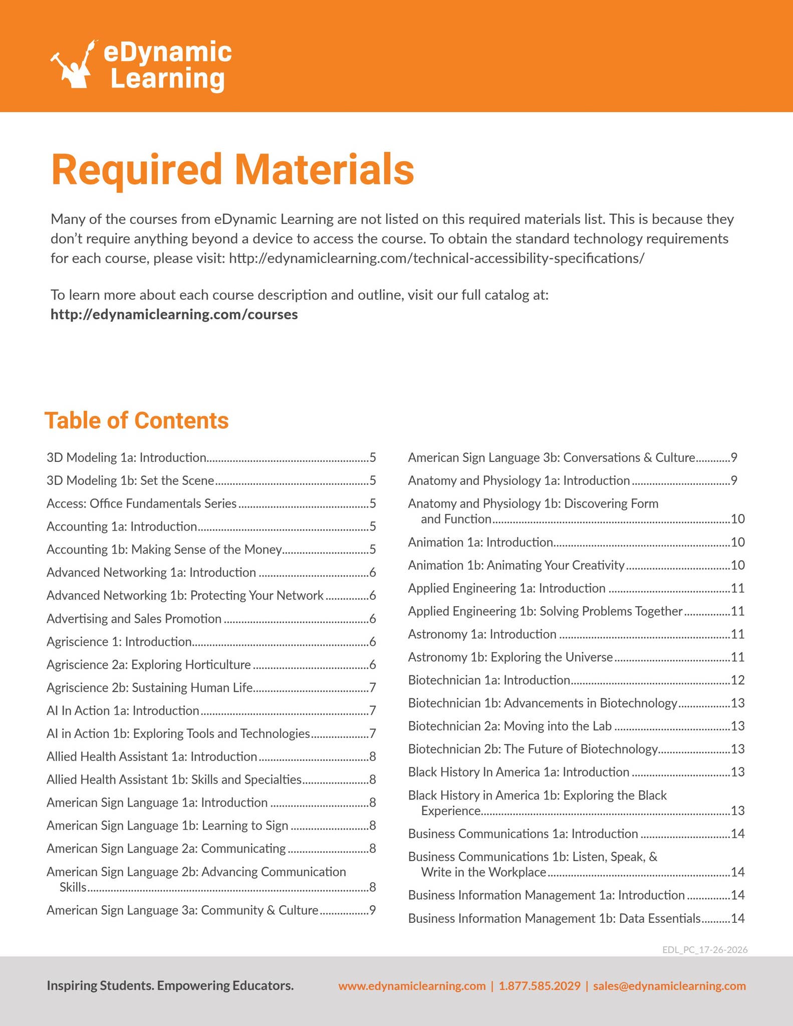 Required Materials by edynamiclearning - Issuu