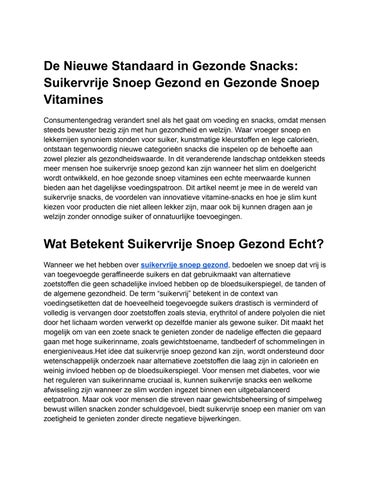 suikervrije snoep gezond