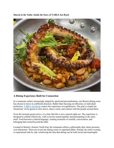 Shared at the Table: Inside the Story of TABLE Jen Royle