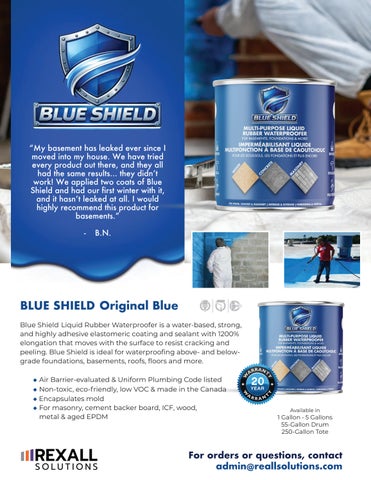 New Waterproofing Solutions!