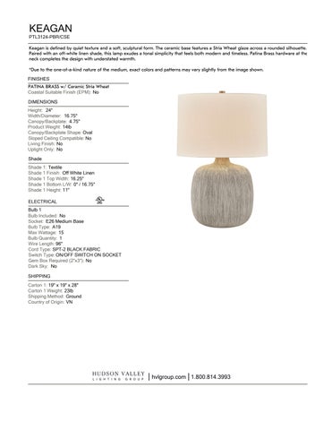 marissajanamagginetti.com A.F GREAT ROOM 桌 LAMPS 型录 第 13 页