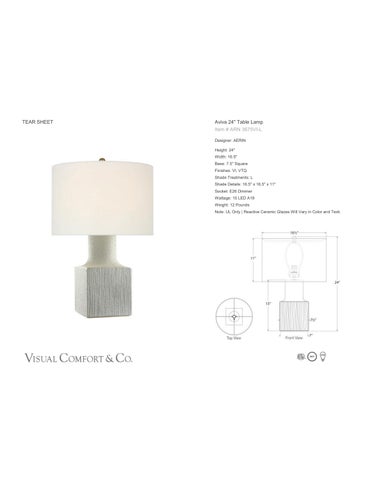 marissajanamagginetti.com A.F GREAT ROOM 桌 LAMPS 型录 第 15 页