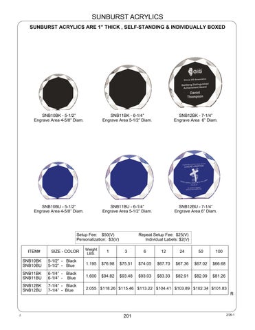 Awards-Acrylics 201-299