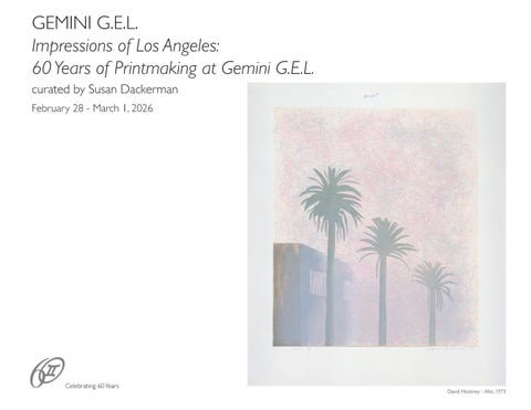 Impressions of Los Angeles: 60 Years of Printmaking at Gemini G.E.L.