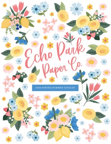 Echo Park Paper Spring/Summer 2026 Wholesale Catalog