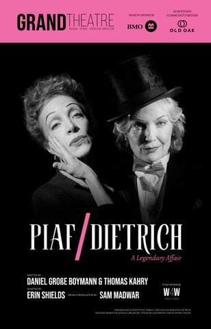 Piaf/Dietrich - House Program