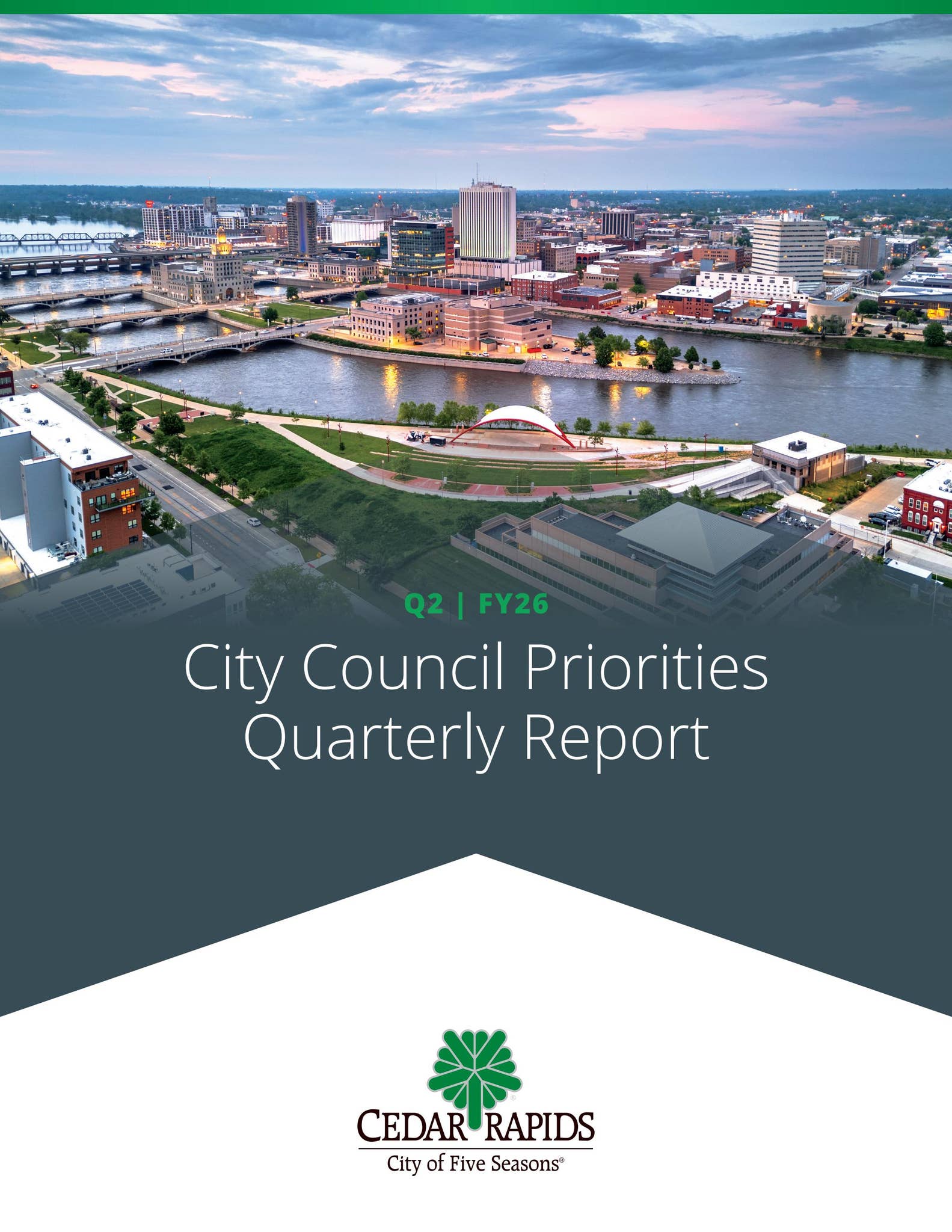 Q2 | FY26 City Council Priorities Report by City of Cedar Rapids - Issuu