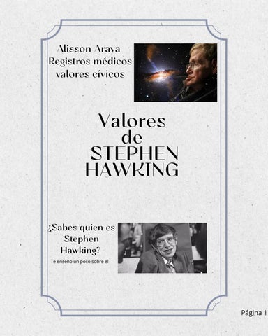 Revista digital, Stephen Hawking 