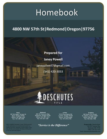 4800 NW 57th St, Redmond - Homebook