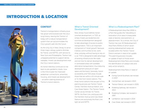 Trenton Transit-Oriented Development Redevelopment Area Plans 第 8 页