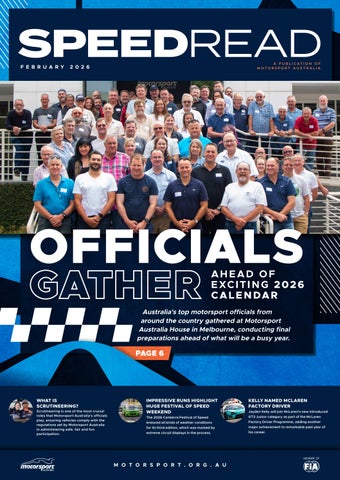 Motorsport Australia Speed Read – February 2026