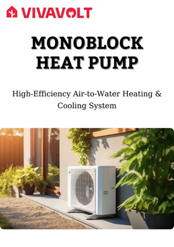 Monoblock Heat Pump for Residential Use