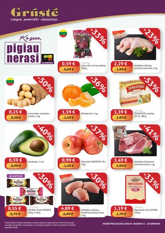 Pigiau nerasi 2026.02.21-02.28