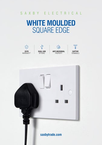 Electrical White Square Edge 灯饰目录 · Saxby 第 3 页