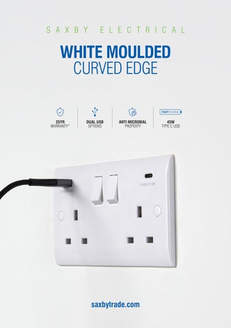 Electrical White Curved Edge 灯饰目录 · Saxby 第 3 页