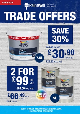 PaintWell Trade Offers - March 2026