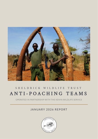 SWT/KWS Anti-Poaching Report January 2026