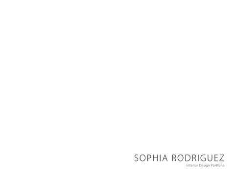 2026 Sophia Rodriguez Portfolio 
