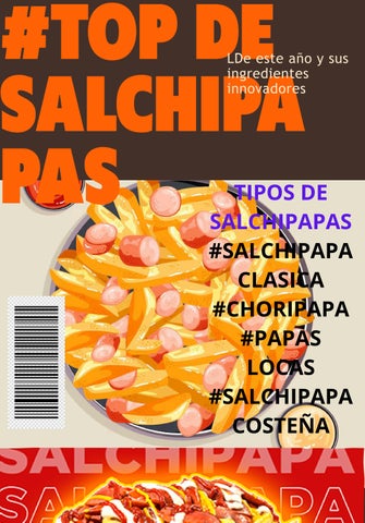 Salchipapas que deberías probar