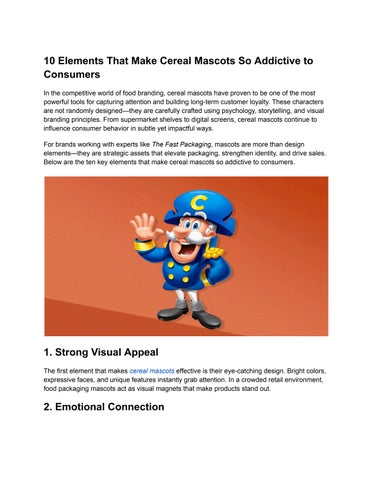 10 Elements That Make Cereal Mascots So Addictive to Consumers