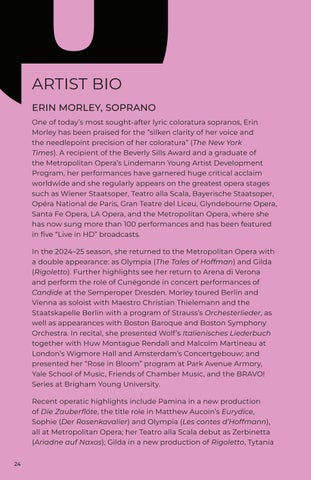 Erin Morley, soprano and Lawrence Brownlee, tenor - Program 第 24 页