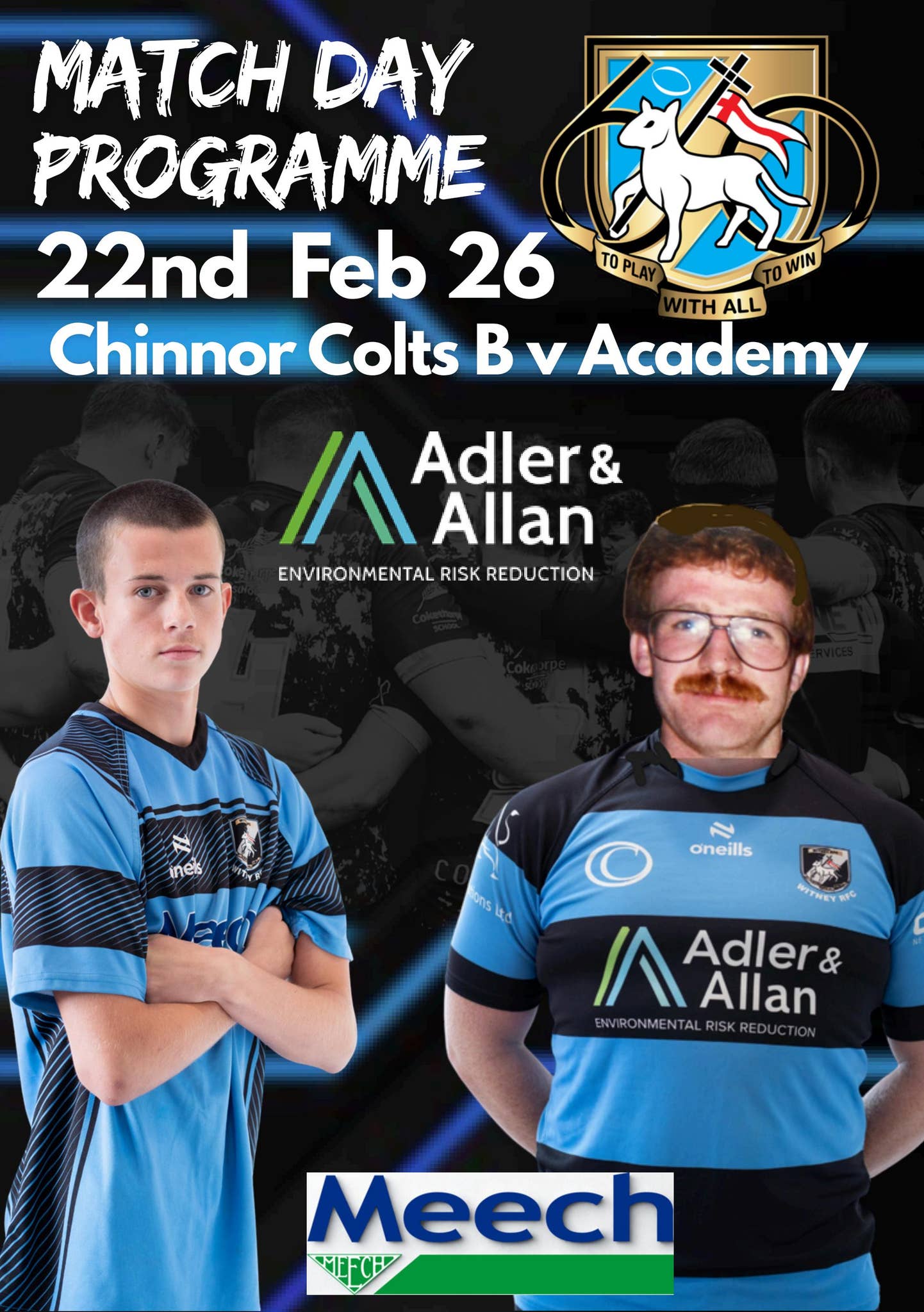 Witney Rfc Witney RFC Match Programme 22022026 by witneyrugby - Issuu