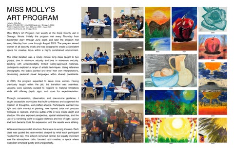 Miss Molly's Art Program